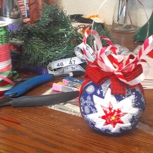 #17 Made by ME Quilted Holiday Ornament